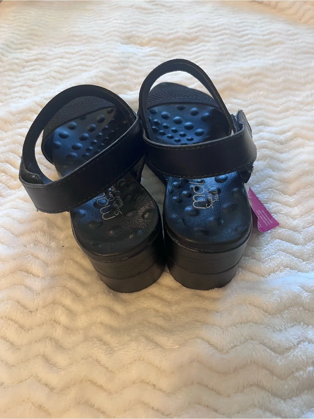Malu Women's Black Platform Sandals Size 7